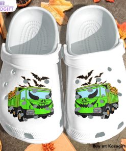 a truck of pumpkins 3d printed crocs shoes 1