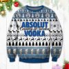 absolut vodka ugly christmas sweater 1