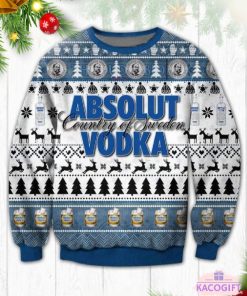 absolut vodka ugly christmas sweater 1