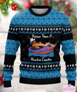 alan jackson hotter than a hoochie coochie ugly christmas sweater 2