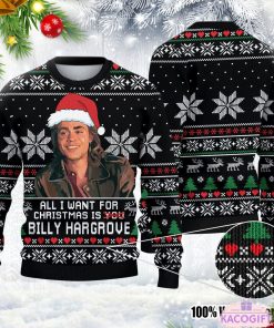 all i want for christmas is billy hargrove ugly sweater 1