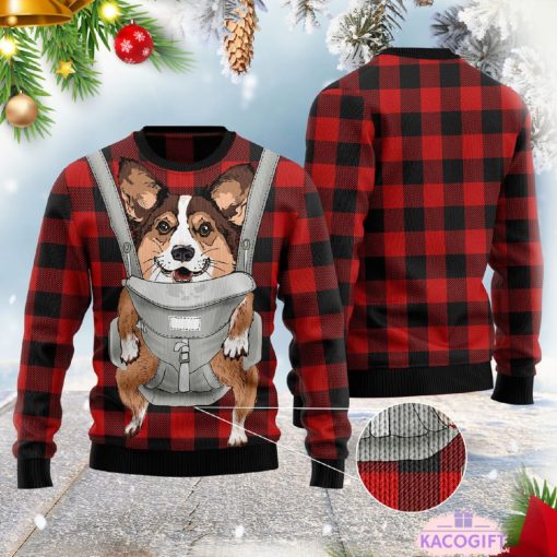 all i want for christmas is more corgi dog ugly sweater 1