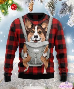 all i want for christmas is more corgi dog ugly sweater 2