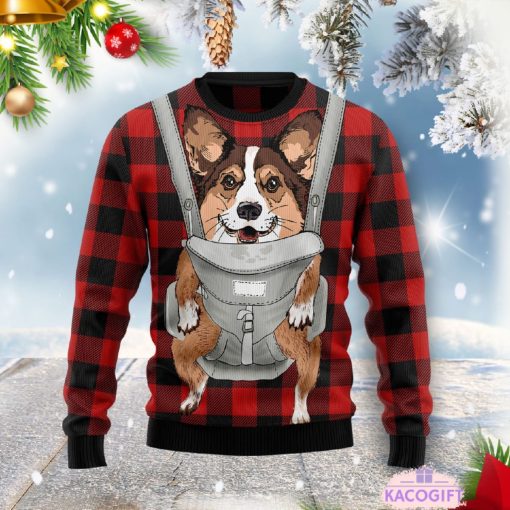 all i want for christmas is more corgi dog ugly sweater 2