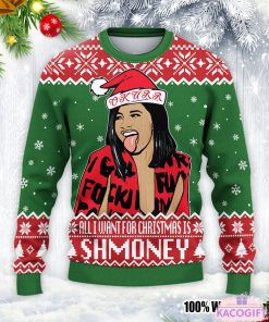all i want for christmas is shmoney ugly sweater 2