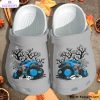 america blue truck halloween 3d printed crocs shoes 1