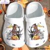 anime halloween pumpkin 3d printed crocs shoes 1