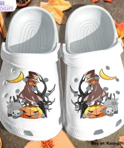 anime halloween pumpkin 3d printed crocs shoes 1