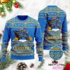 baby yoda boba fett the mandalorian los angeles chargers ugly christmas sweater 1