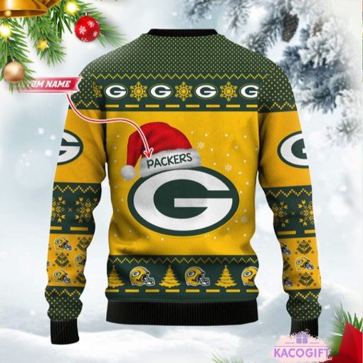 baby yoda green bay packers ugly christmas sweater 3