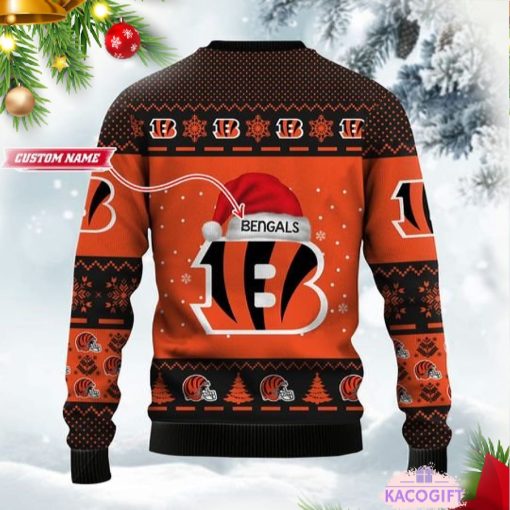 baby yoda star war cincinnati bengals ugly christmas sweater 3