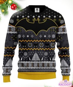 batman comic ugly knitted christmas sweater 1