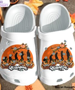become human halloween pumpkin 3d printed crocs shoes 1