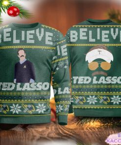 believe team ted lasso ugly christmas sweater 1