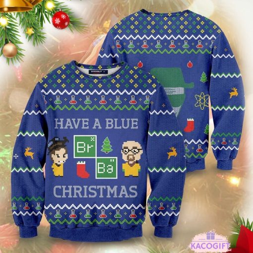 breaking bad holiday unisex wool ugly sweater knitted christmas shirt 1