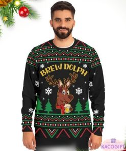 brew dolph! ugly christmas sweater 2