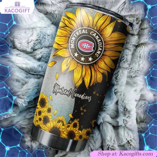 bring sunshine to your drinks with this sunflower montreal canadians nhl tumbler 1 ygocqp