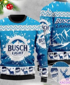 busch light beer ugly christmas sweater sweatshirt 1