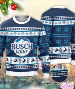 busch light ugly christmas sweater 1