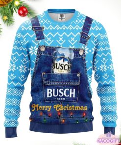 buschs beer ugly christmas sweater 1