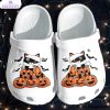 cat mummy pumpkin cute halloween 3d printed crocs shoes 1