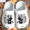 cat mummy scare ghost cartoon 3d printed crocs shoes 1