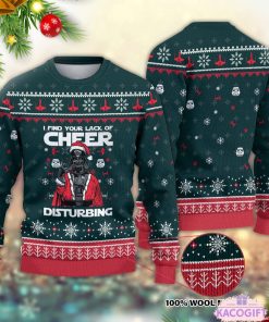 cheer disturbin christmas ugly sweater 1