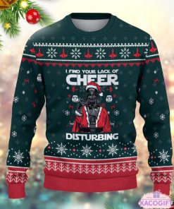 cheer disturbin christmas ugly sweater 2