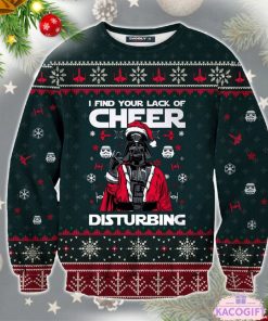 cheer disturbing christmas ugly sweater 1
