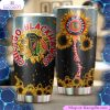 chicago blackhawks nhl tumbler sunflower design tumbler 1 vttq9k