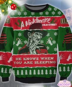 christmas a nightmare on elm street ugly sweater 1