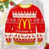 christmas burger im lovin it mc donald ugly sweater 1