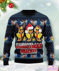 christmas duck quacker ugly sweater 1