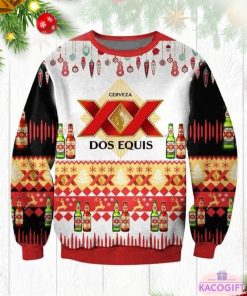 christmas holiday drinking xx dos equis ugly sweater 1