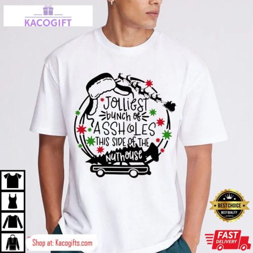 christmas holiday jolliest bunch of assholes unisex shirt 3 i3dl66