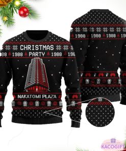 christmas party nakatomi plaza ugly knitted sweater 1