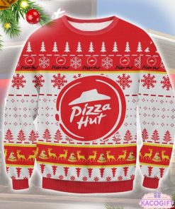 christmas pizza hut ugly sweater 1