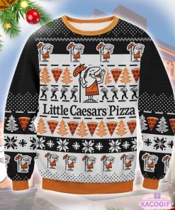 christmas pizza little caesars ugly sweater 1