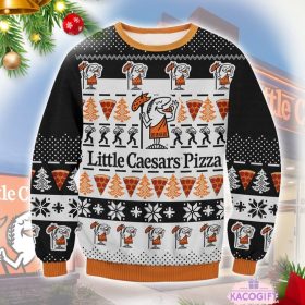 christmas pizza little caesars ugly sweater 1