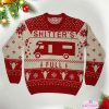 christmas vacation shitters full ugly sweater red 1