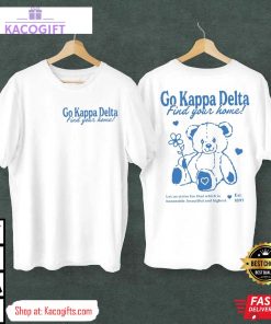 college sorority kappa delta teddy bear find your home unisex shirt 1 q5z35a