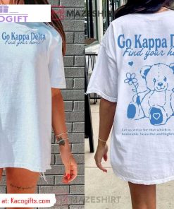 college sorority kappa delta teddy bear find your home unisex shirt 2 h9tnp0