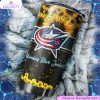 columbus blue jackets nhl tumbler beautiful sunflower design tumbler 1 nnrfbv