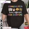 communication speech pathologist audiologist unisex shirt 1 i0gipe