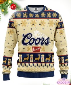 coors beer ugly christmas sweater 1