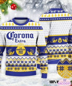 corona extra beer lover christmas sweater 1