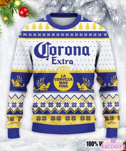 corona extra beer lover christmas sweater 2