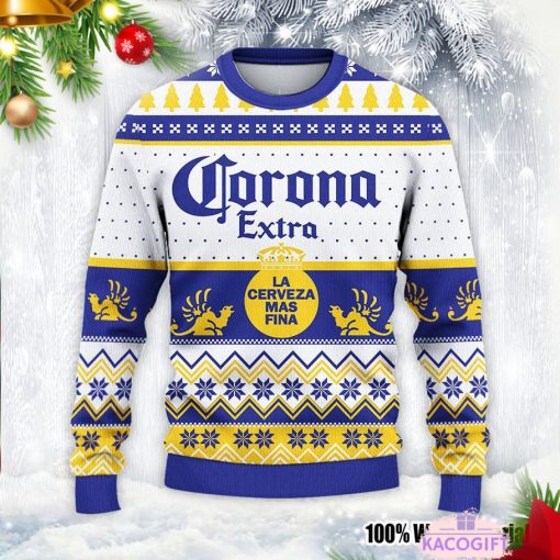 corona extra beer lover christmas sweater 2