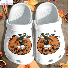 couple gnomes in pumpkin bats 3d printed crocs shoes 1