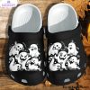 creepy ghost halloween kawaii cute 3d printed crocs shoes 1